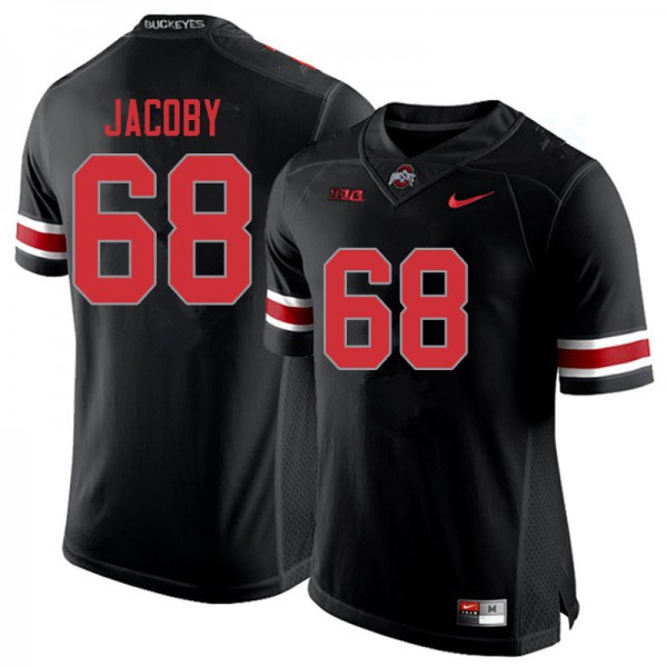 Ohio State Buckeyes #68 Ryan Jacoby Men Stitch Jersey Blackout